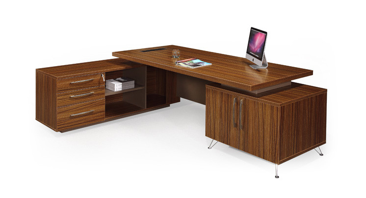 Office L Shape Design Office Manager Desk Office Furniture Modern MDF Desk