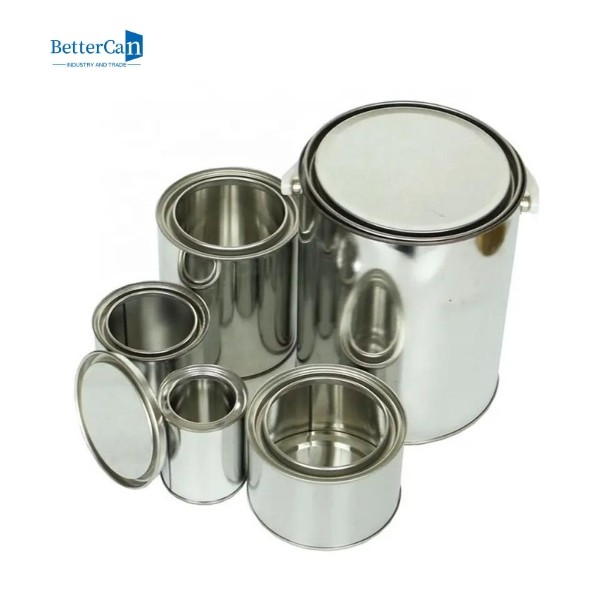 Recycle Old Paint Tins Rectangle 5 Litre Empty Quart Size Paint Cans