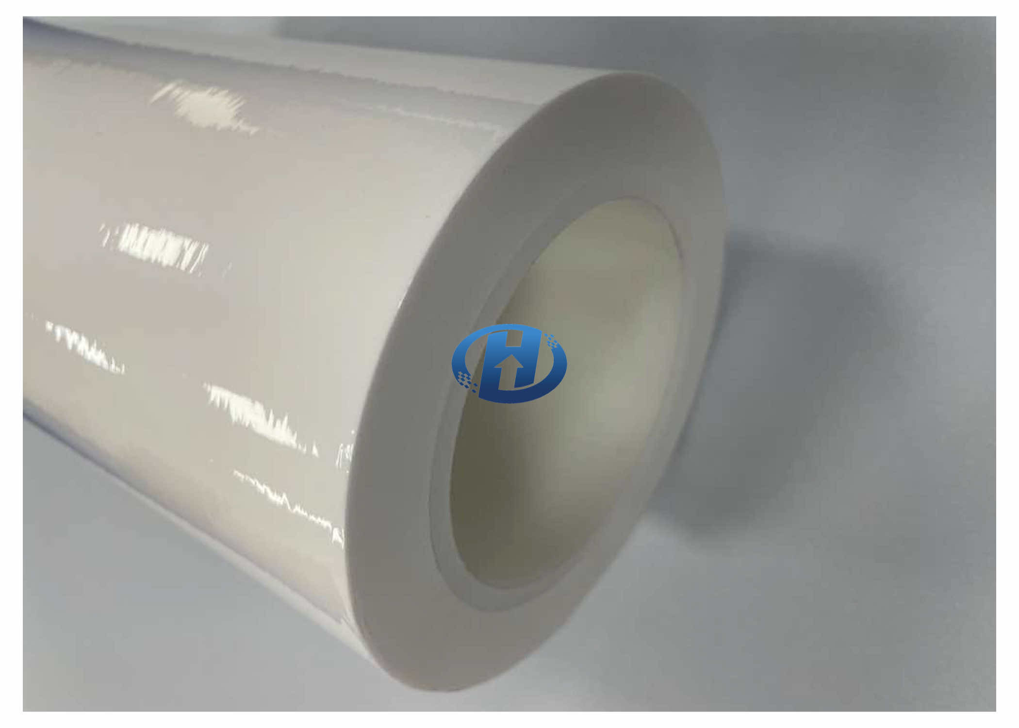 60 μm High Density Polyethylene Film White UV Cured No Silicone Transfer