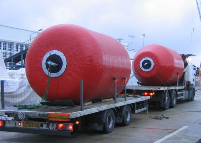 EVA Floating Solid Foam Filled Marine Fender With 10 - 15 Years Lifespan