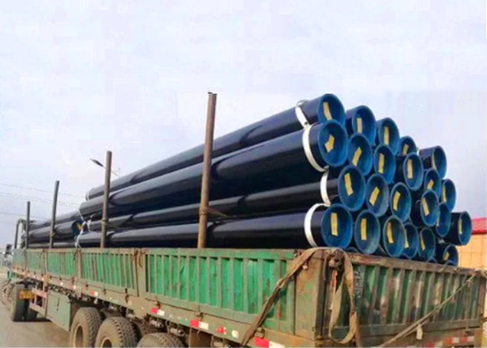 Carbon Steel ASTM A106 Seamless Line Pipe With Black Coating