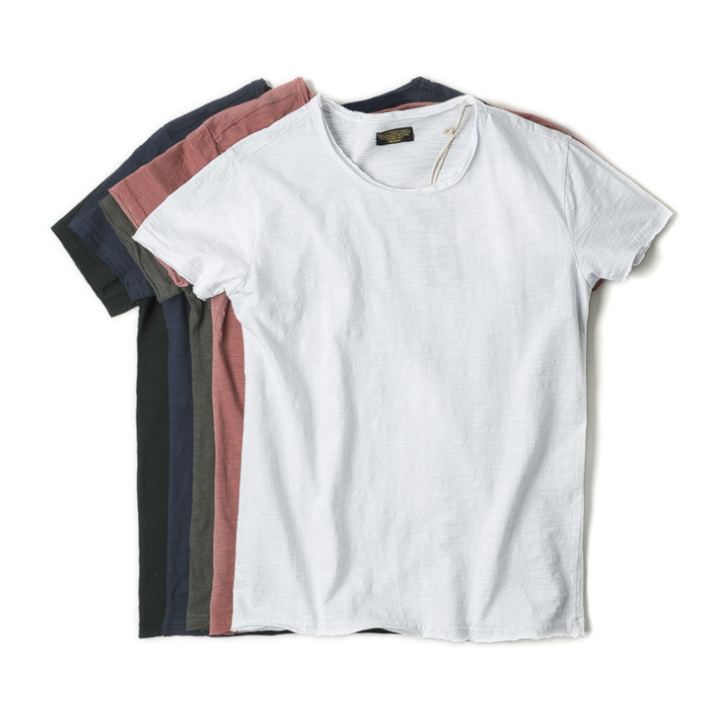 Washed Soft Casual 100% Bamboo T Shirt Round Neck Breathable Eco Friendly