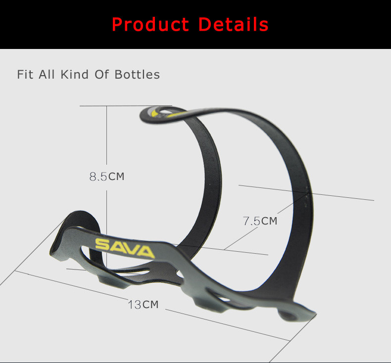 SAVA Cycling Bottle Cage Aluminum Bottle Holder Light Weight Bike Bottle Cage