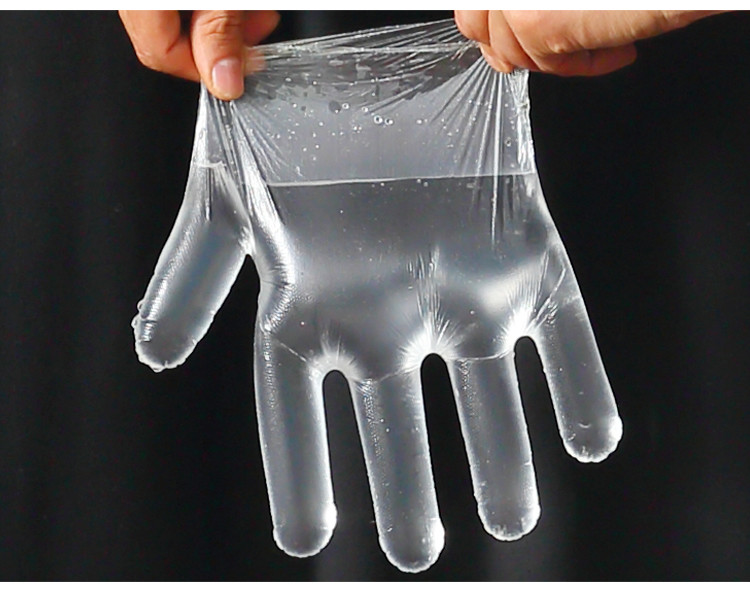 Non Sterile Polyethylene Disposable Gloves Disposable PE Gloves For Food