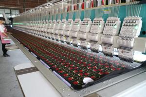 Digital Industrial Computer Embroidery Machines / Patch Embroidery Machine