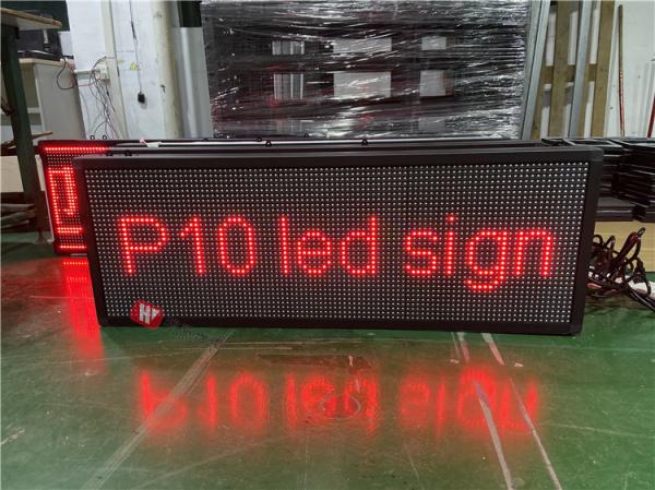 Quality P10 Outdoor 6000nits Scrolling Message Led Signs SMD3535 for sale