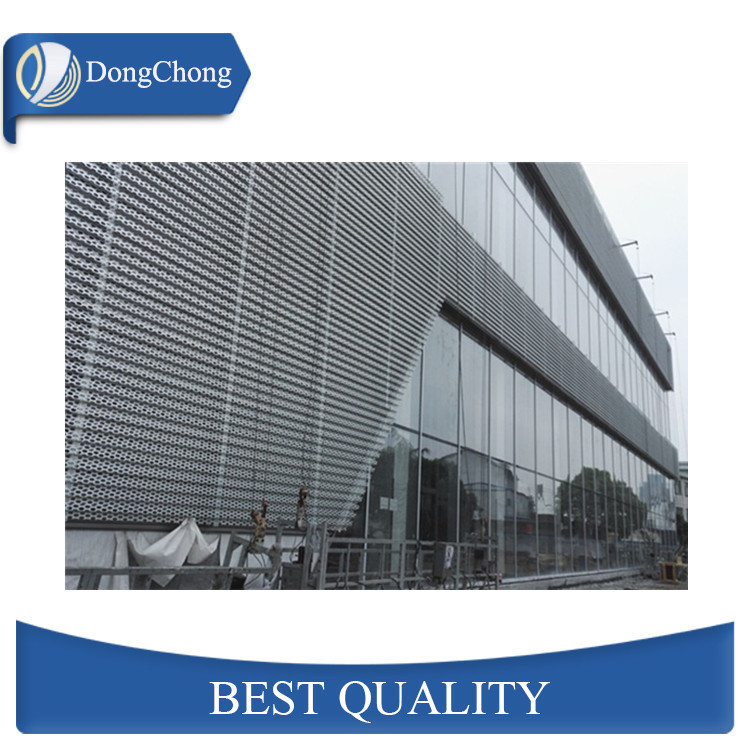 Perforated Custom Aluminum Door Panels / PE Diamond Plate Wall Panels