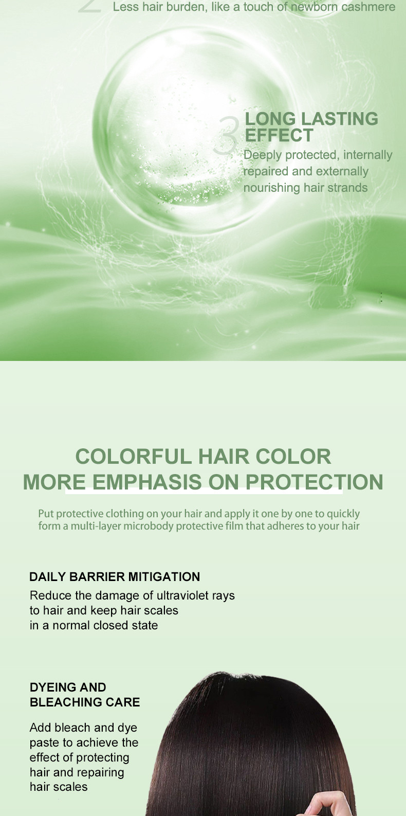 OEM Intense Hydration Repair Hair Cream Leave In Conditioning Repair Cream