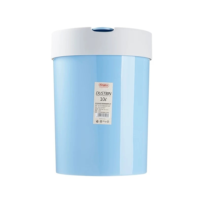 Pressing desktop dustbin Wastebasket With Flap for wet and dry waste