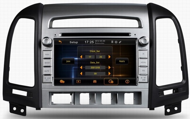 ouchuangbo dvd player for Hyundai Santa Fe 2006-2012 with TV iPod video auto accessories OCB-7024