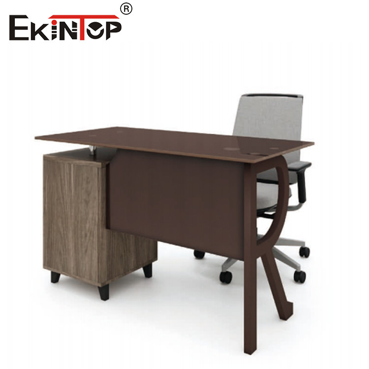 glass top computer desk