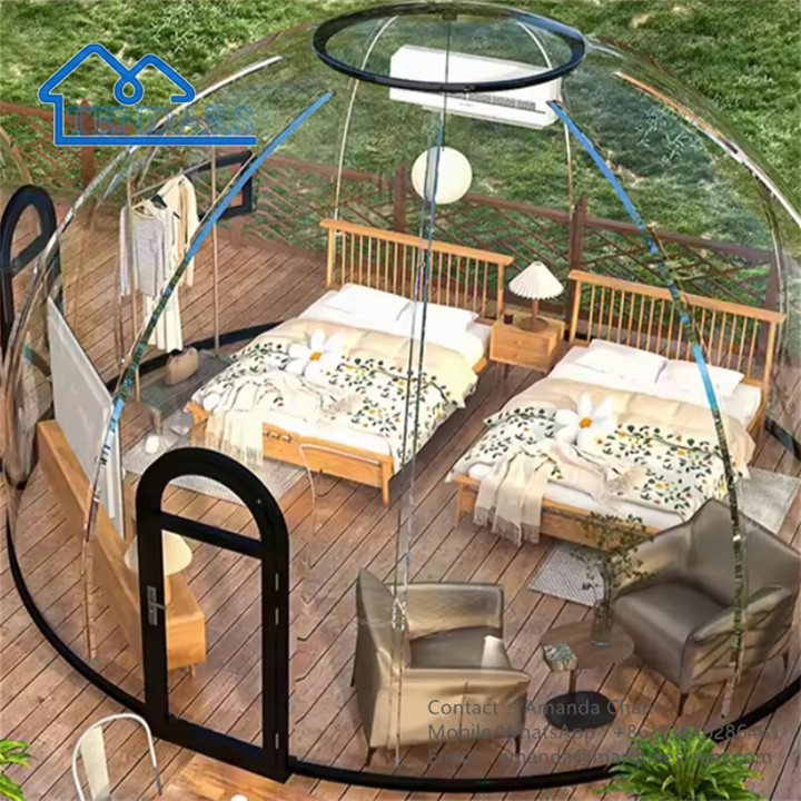 Hotel Glamping Dome Tent Transparent Resort Hotel Tent For Outdoor Camping