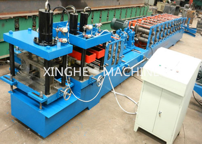 Colored Steel Sheet Metal Roll Forming Machine With Hydraulic Cutter Machine