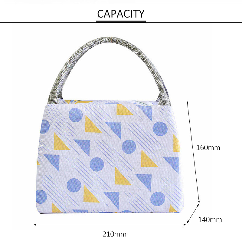 Stylish Polyester Cooler Tote Women Insulated Lunch Cooler Bags