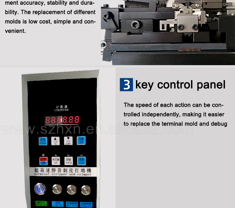 YH-2000-RY Semi-Automatic Connect Terminal Multi-Core Sheathed Cable Wire Stripping and Crimping Machine