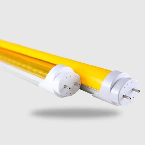 Anti UV 120cm 18W 20W 25W T8 yellow led tube light PF 0.9 flicker free CE RoHS
