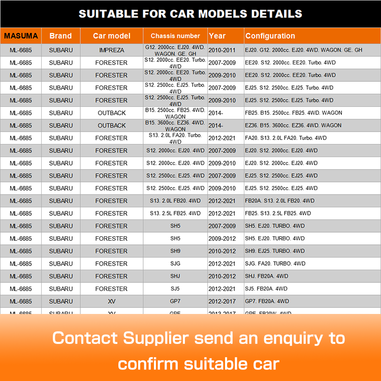 Stabilizer Link 36*8.5*5cm for SUBARU FORESTER SH5 20470AJ010 20470SC000 20470-SC000