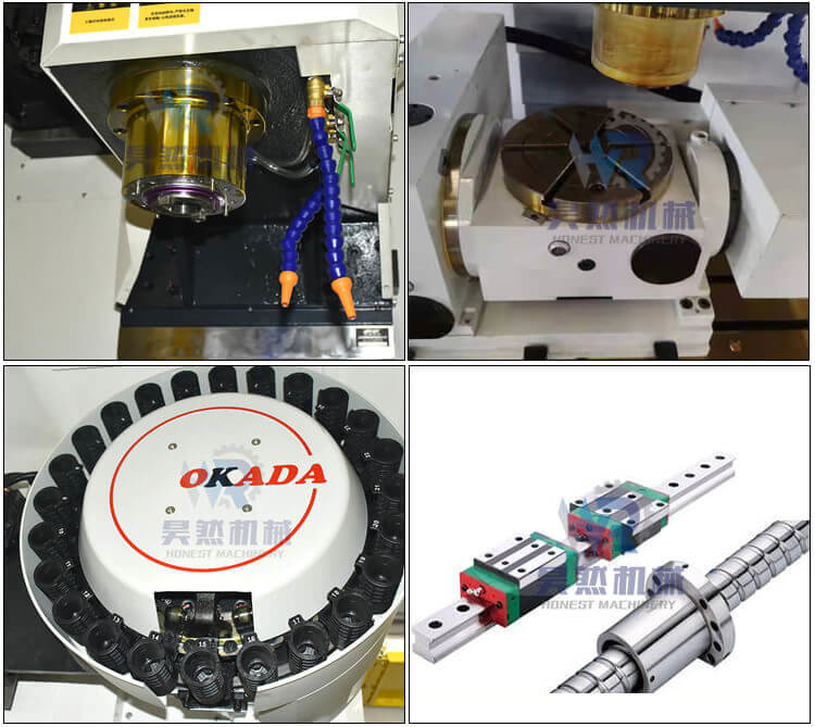 5 axis multi functional vertical machining center BT50 Spindle vmc1370 cnc milling machine