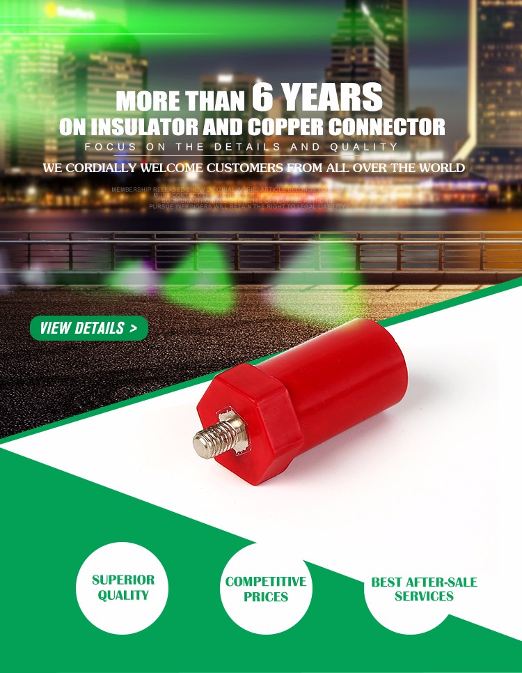 Busbar support insulators hex round Busbar Terminal Insulator