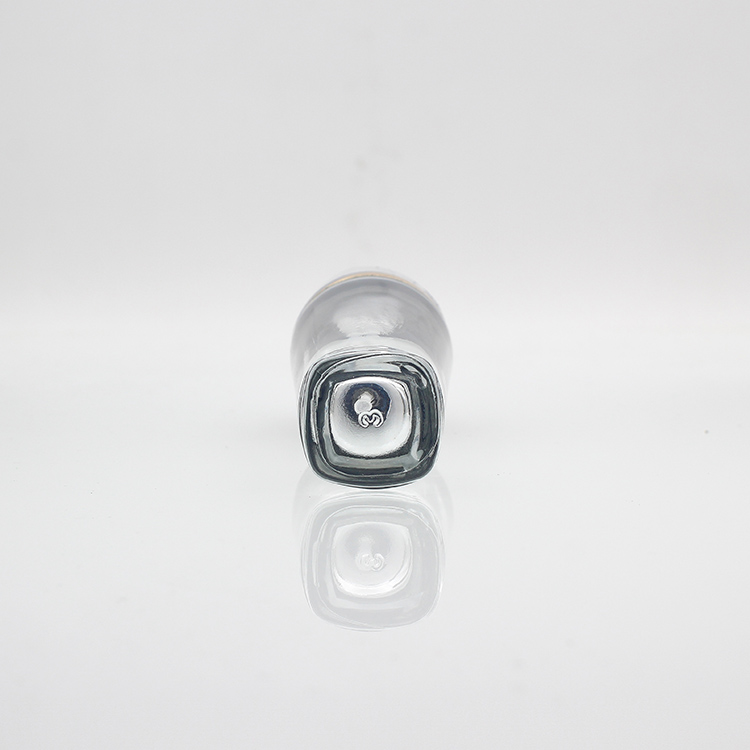 Clear OEM Liquid Foundation Bottles Cosmetic Glass Packaging