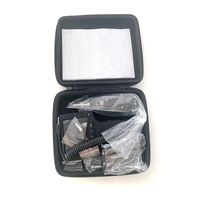 FTTH Portable Fiber Optic Inspection Microscope 3.5" TFT-LCD Video 180mm x 98mm Size