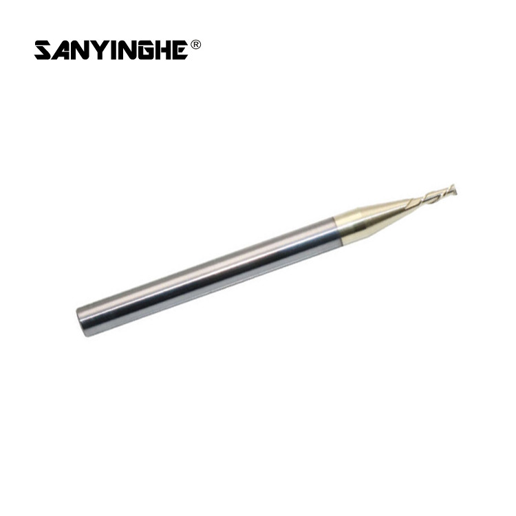4 Flute Flat Milling Cutter 0.2mm 0.3mm 0.4mm 0.5mm 0.6mm CNC Tungsten Carbide End Mill Router Bits