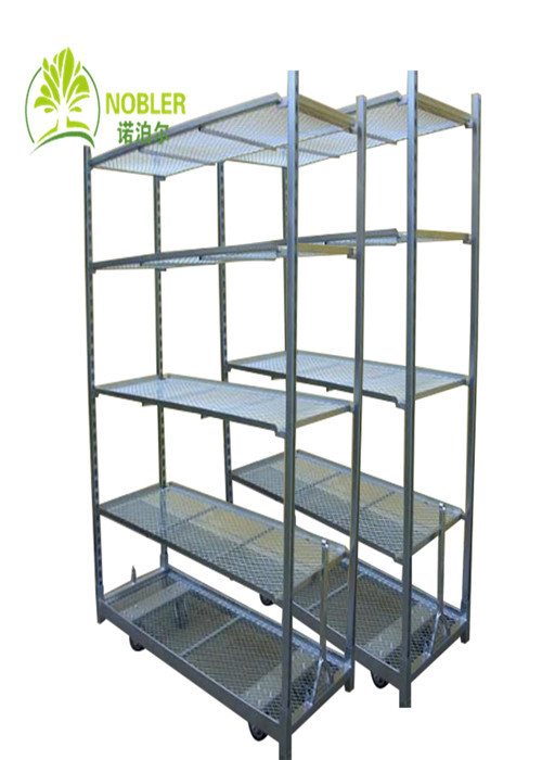 Flower Frame Seedling Cart Danish Plant Trolley Hot Galvanizing