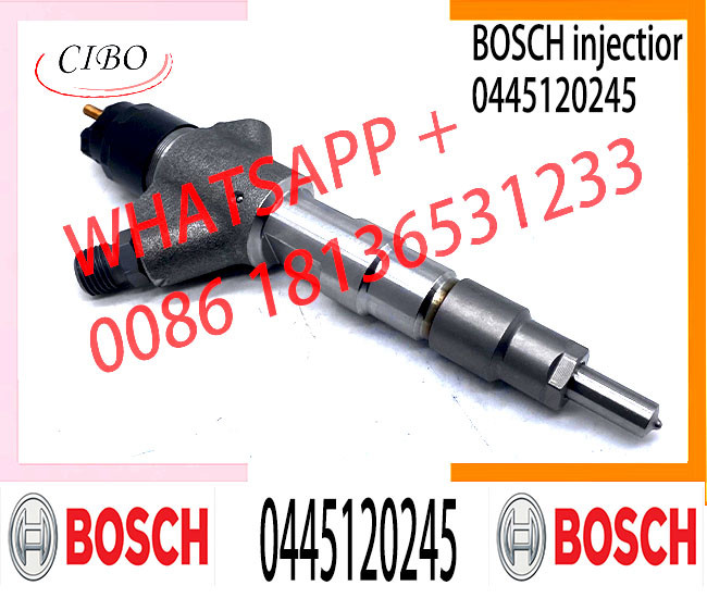 Common Rail Fuel Injector 0 445 120 245 Injector Nozzle 201149061 0445120245 For GAZ SADKO Engine Car