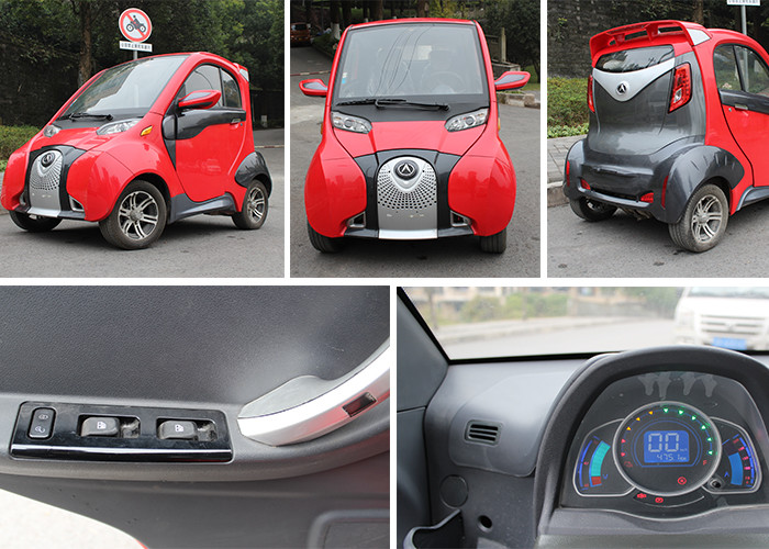 Central Lock 48V 4.5KW Four Wheel Electric Car