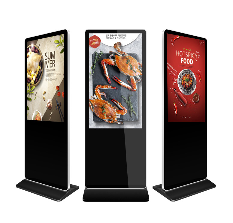 Vertical Indoor 4k LCD Advertising Digital Signage