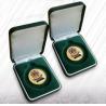 Buy cheap Green Flocking Jewelry Velvet Box Coin Boxes Flocked Coins Packing For Ceremony from wholesalers