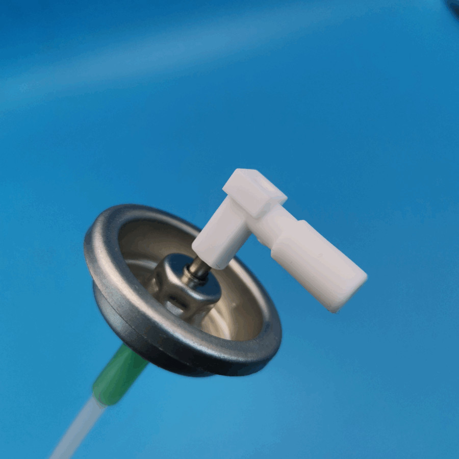 Free Sample Metered Aerosol Valve Gasket Sealing Type For Aerosol Containers