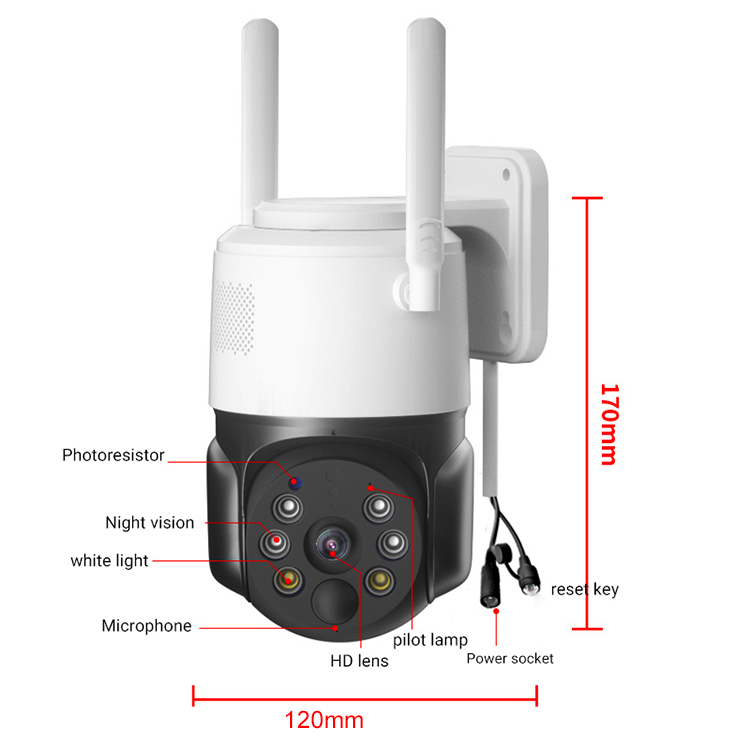 T30 Wireless Solar Battery Powered CCTV Camera 3MP Outdoor Security WiFi 4G Solar PTZ Camera With Panel