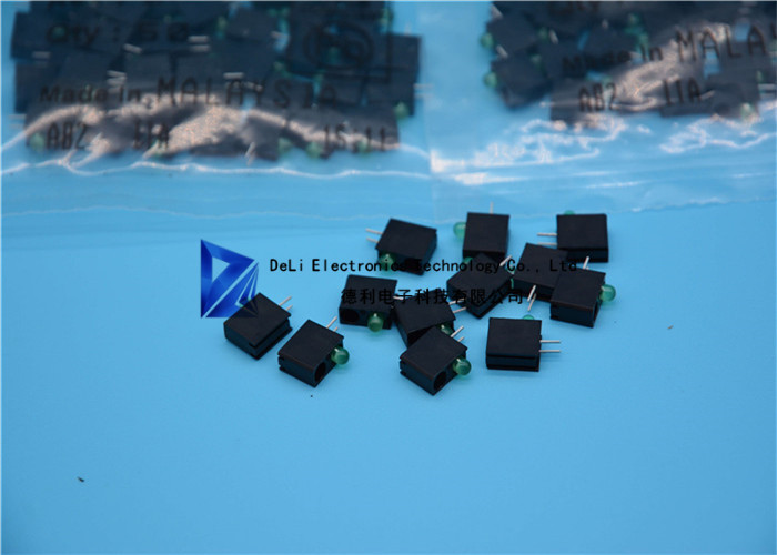 4 Pin Bulk LED Lighting Components Uni Color Green 565nm CBI 3MM Round With Domed Top 553-0202F