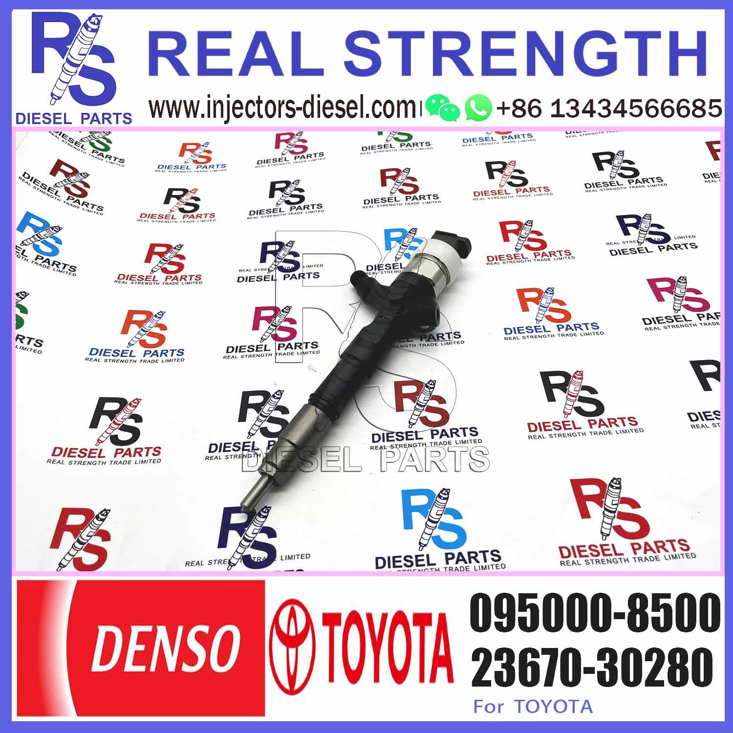 23670-39316 095000-7540 With injector nozzles diesel injectors And Diesel common rail fuel injector