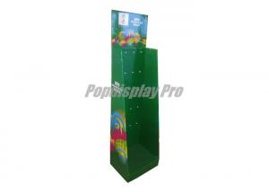 Buy cheap Temporary Green Floor Cardboard Hook Display Environmental Friendly product