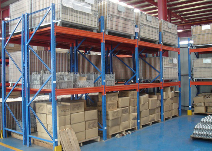 Customized Size Industrial Steel Racks Q235B Heavy Beam Powder Coated
