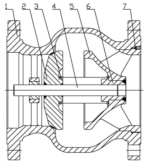 High Temperature Cast Steel Axial Flow Check Valve