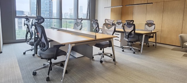 PA Plastic Computer Task Chairs Ergonomic Mesh Back Swivel