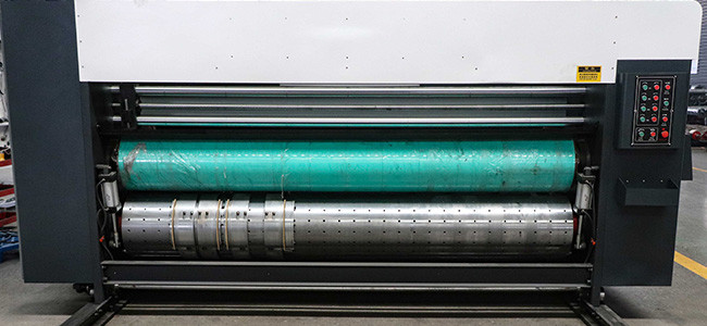 Two Color Corrugated Box Flexo Printer With Die Cutter Maximum 100pcs/Min