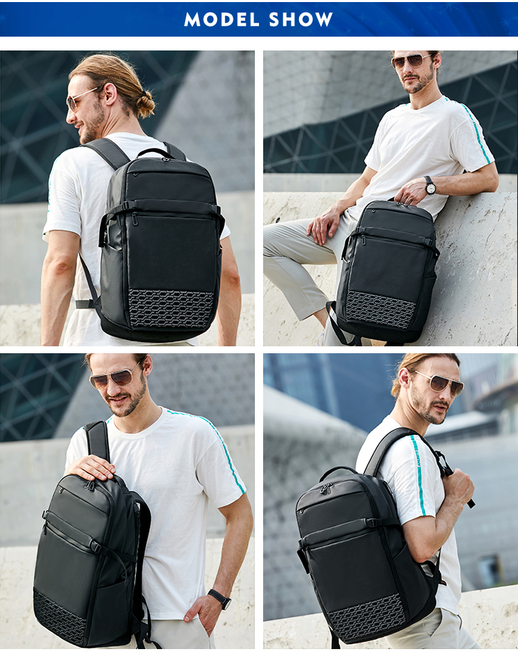 Wear Resistant 24L Functional Folding Travel Backpack For Work