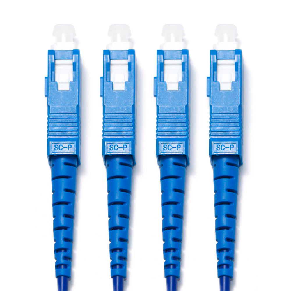SC LC Fiber Optic Patch Cord Multimode Dual-Core OM3 4/4 10G for Survailiance WLAN LAN