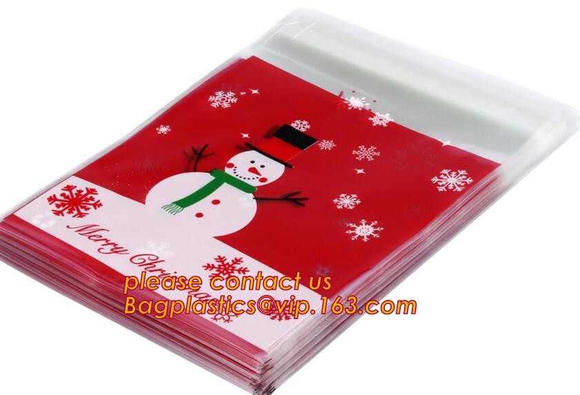 gravure printing halloween party bag, cute design food grade plastic cookie packing,halloween shrink cello treat bags fo