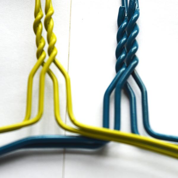 Organize Your Wardrobe Efficiently with Space Saving Steel Coat Hangers Standard Size