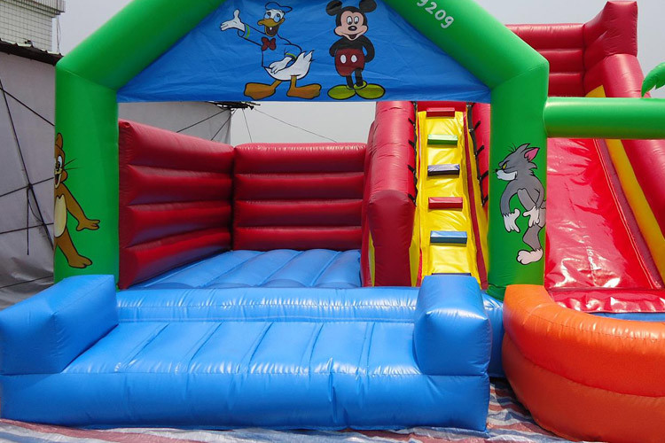 8m x 8m Custom Combi Bouncy Castle Inflatable Run Obstacle Course