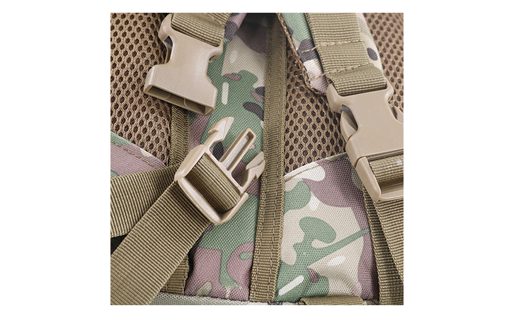 Multicolor Waterproof Backpack With Molle System For Unisex Outdoor Training And Hiking
