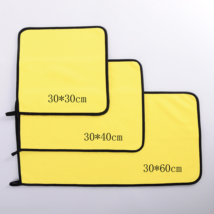 Super Absorbent Microfiber Towel for Car Drying 30*40 500gs Make Up Remover Cloths