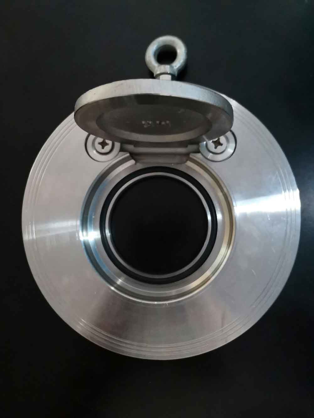 DN150 Spring Duo Dual check valves Wafer Butterfly Non-Return check valve ductile iron epdm nbr carbon steel stainless