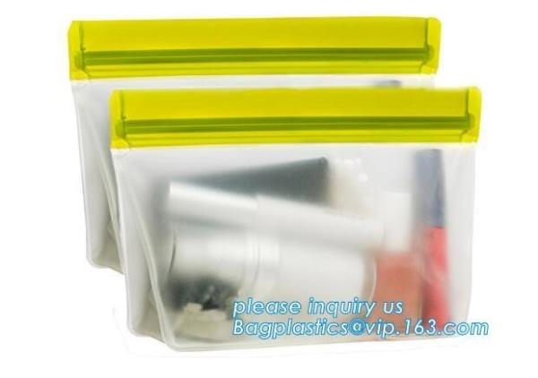 China manufacturer custom foodgrade reusable peva food storage bag, Reusable