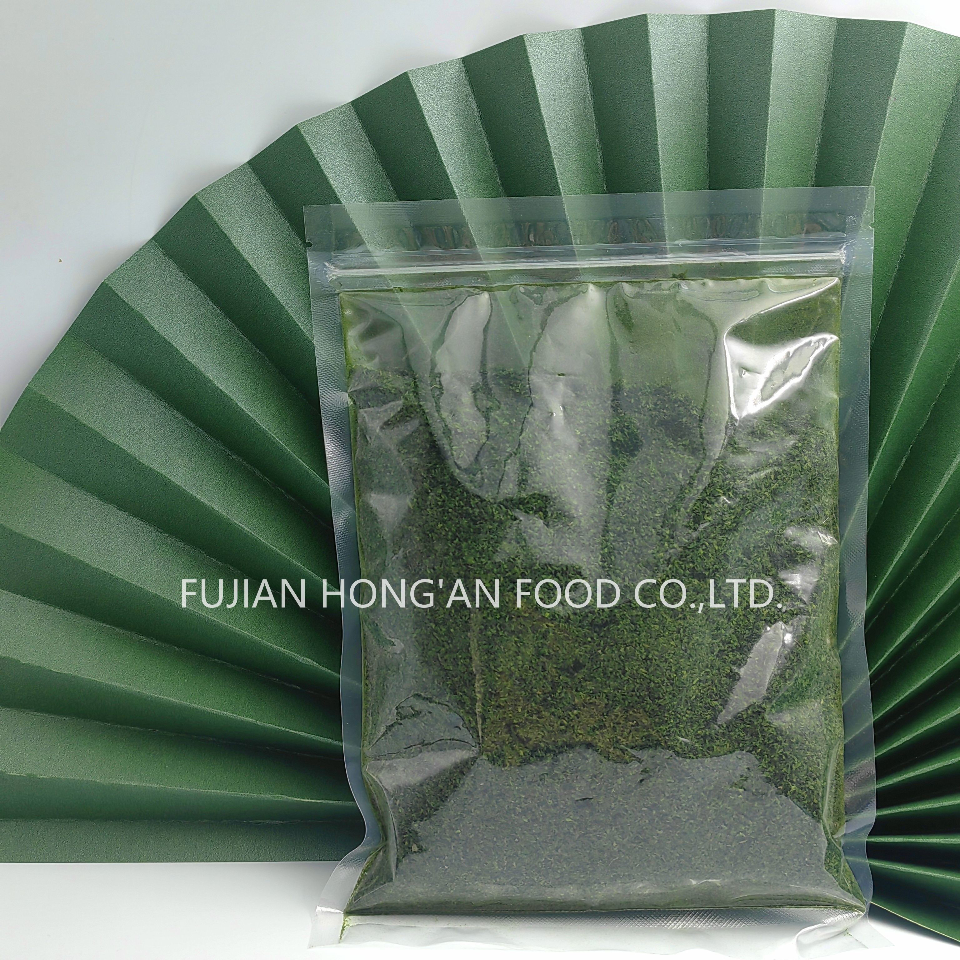 Crispy Aonori Seaweed Powder Flakes Green Laver Seaweed For Salads Soups